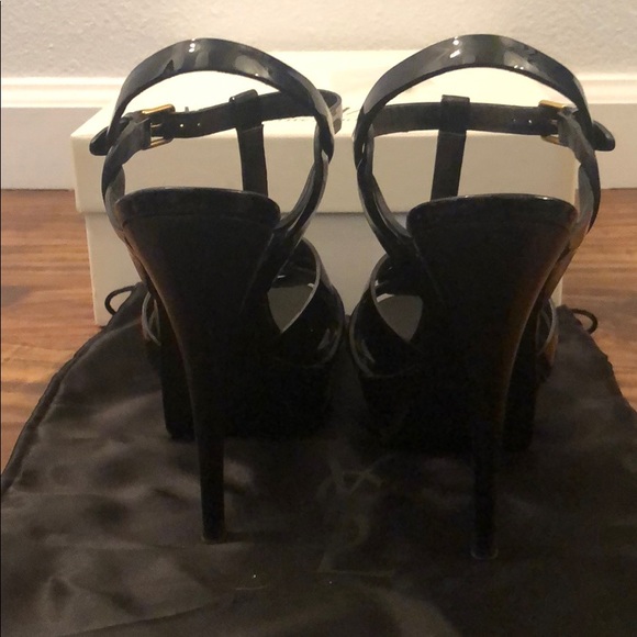 YSL Tribute Platform Sandals - Picture 3 of 3